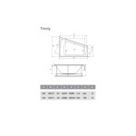 Ванна акриловая Vayer Trinity R/L 
